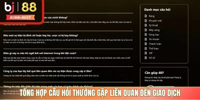 Rút tiền nhanh chóng tại BJ88