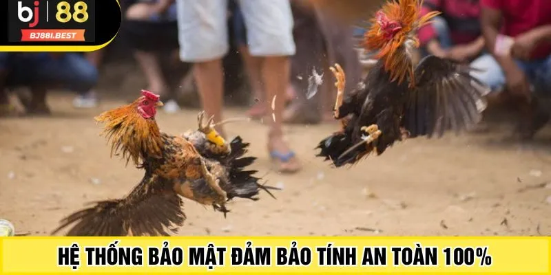 Hệ thống bảo mật đảm bảo tính an toàn 100%